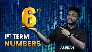 6th 1st Term Number  Maths by Arunan  T25 Focus Maths  Veranda Race [upl. by Anewor]