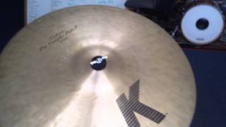 Zildjian 20quot K Custom Dry Complex ride II [upl. by Serilda629]