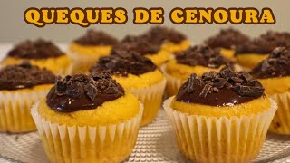 QUEQUES DE CENOURA 🥕 Rápidos e Fofinhos [upl. by Assenev]