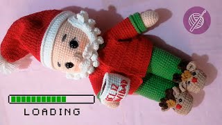 🎅Papá Noel AMIGURUMI🧶a crochet  LISTA de MATERIALES  Aquí en crochetapasitos [upl. by Dillie]