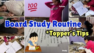 Exam Study Routine  Toppers Study TipsSecrets study [upl. by Lil]