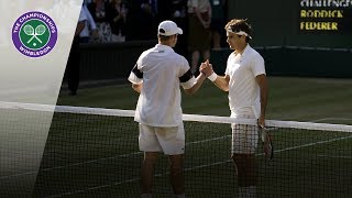 Roger Federer v Andy Roddick Wimbledon Final 2009 Extended Highlights [upl. by Caddaric]