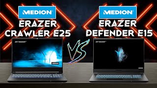 MEDION ERAZER Crawler E25 vs ERAZER Defender E15 you probably have not heard of this brand before [upl. by Larue]