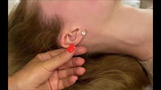 Ear area \ Face massage by Vera Sobolevskaya \ IASTM by NordBlade [upl. by Erodroeht]