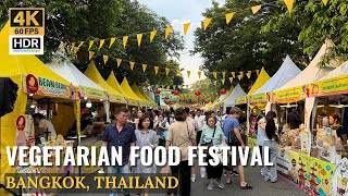 BANGKOK Vegetarian Foods Festival 2024 quotAmazing J Fest 2 At Chula Soi 5quot  Thailand 4K HDR [upl. by Nalda257]