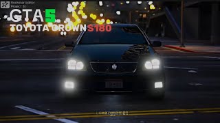 GTA 5  Toyota Crown S180  Gta5 cars mod video CrazyGamer [upl. by Nuhsal128]