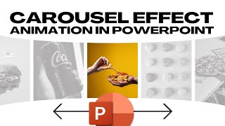 How to Create Carousel Effect Animation in PowerPoint using Morph Transition  StepbyStep Tutorial [upl. by Terzas]