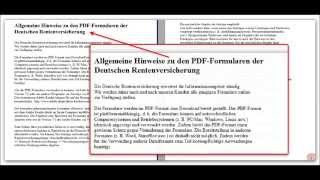 Erwerbsminderungsrente Antragsunterlagen 2 Allgemeine Hinweise zur Abwicklungwmv [upl. by Lennon284]