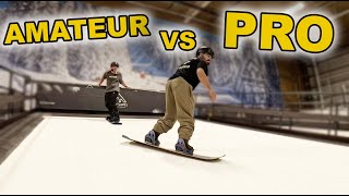 Snowboarder VS Pro Carpet Snowboarder Game of SNOW [upl. by Tabby]