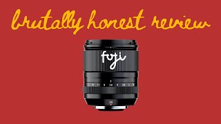 Fujis Fullframe killer 23mm F14 [upl. by Doy]