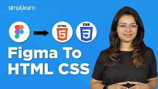 How to Convert Figma Design to HTML CSS  Figma to HTML CSS Tutorial  Simplilearn [upl. by Norri496]