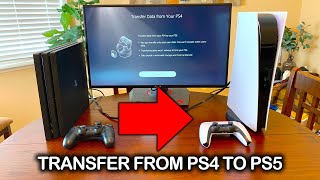 Quick and Easy Transfer PS4 Data to PS5 in Minutes [upl. by Eitsim]