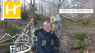 Sauerland Höhenflug 2 34 km von Robert Kolb Turm bis Nähe Dahlberg Speicherbecken [upl. by Takashi]