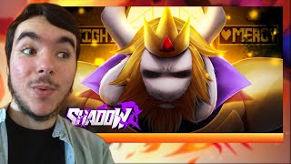 React  quotAsgore Undertale Determinação de um Rei  Shadowquot DJ MORTE [upl. by Lyrahs]