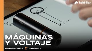 Máquinas y Voltaje Para Tatuar  Carlos Fabra  Curso Tatuador [upl. by Germaun]