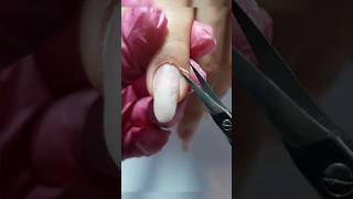 combi manicure ⭐ manicurerussa combination manicurenails russiannails [upl. by Hagep]