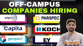 Wipro Genpact EY Smartbear OFF Campus Hiring For 2025 2024 2023 2022 Batch  Fresher Jobs [upl. by Ellennahc908]