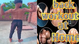 back workout at home trending workout video viral excrse home workout [upl. by Einnej237]