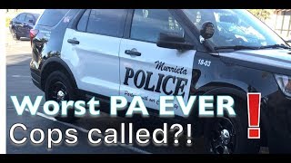 Service dog public access problemCOPS CALLED THE WORSE PA PROBLEM YET [upl. by Eppilihp]