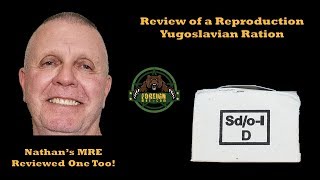 Reviewing a Reproduction Yugoslavian MRE Ration [upl. by Echikson]