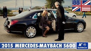 2015 MercedesMaybach S600 V12  Test Test Drive and InDepth Car Review English [upl. by Mareld]