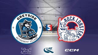 Greyside Retirement Village VS Rock Lobsters  Div 5  7th November  IceHQ Rec League ice hockey [upl. by Yeslehc]