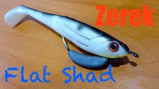 Zerek Flat Shad Review  Underwater Footage [upl. by Peednas]