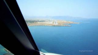 Approach into Heraklion A320 [upl. by Endres]