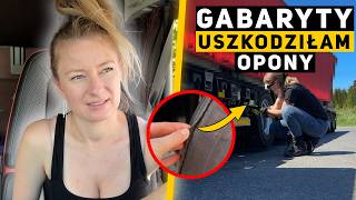 GABARYTY Uszkodziłam opony OVERSIZE TRANSPORT Damaged tires [upl. by Illil]