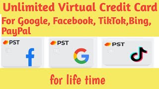 Unlimited Virtual Credit CardVirtual Credit Card for Google Facebook TikTok Bing PayPal ads [upl. by Lansing]