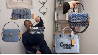 Coach Denim Collection 2024 Has Coach done it again  Denim bag Chit Chat 🔥 [upl. by Ecnahs]