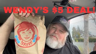 Wendys 5 Biggie Bag  Scrumptious wendys Wendysfoodreview foodvlog [upl. by Anela785]