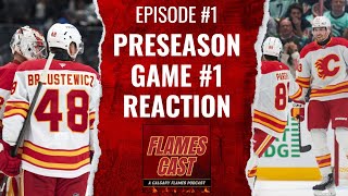 Flames Cast  Episode 1 Preseason Game 1 Reaction [upl. by Ahtelrac599]