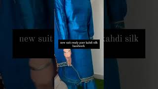 Sekhon boutique handwork suit puer kahdi silk ready new order DM 88722 13518 Whatsapp only ♥️ [upl. by Rubetta434]