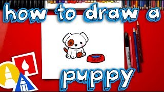 How To Draw The Cutest Puppy [upl. by Anattar]