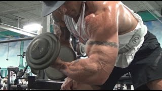 Bodybuilder Fitness Model Logan Barnhart Does A Depletion Workout [upl. by Indihar]