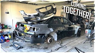 Rebuilding A Wrecked BMW M3 Part 10 [upl. by Adnof]