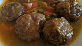 Albóndigas con salsa caseras y sabrosas en olla gm sarten cazuela o olla [upl. by Adnor]