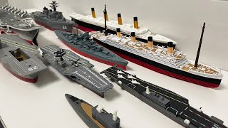 Titanic Submersible Models Sinking and Review of All Navy Ships  Aircraft carrier USS Sullivans [upl. by Amador]