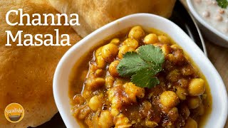 Chole Masala Recipe  Quick amp Easy  छोले मसाला रेसिपी  Chana Masala  Kabuli Chana  Chole Bhature [upl. by Yvon]