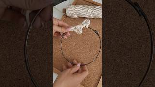 makramé levél minta karika alapra  macrame leaf macrametutorial [upl. by Ori71]