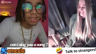 OMG He can sing Hindi song  The most funny conversation i ever had  ometv omegle funnyvideo [upl. by Rior14]