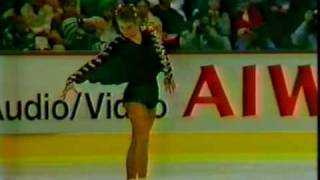 Katarina Witt GDR  1986 World Figure Skating Championships Ladies Long Program [upl. by Christiansen]