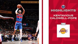 Highlights Kentavious CaldwellPope puts up 18 vs Lakers  31922 [upl. by Gabel412]