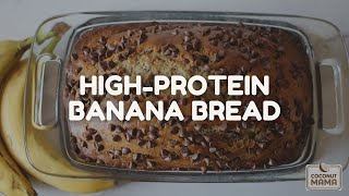 Banana Bread Recipe HighProtein [upl. by Esdnil]