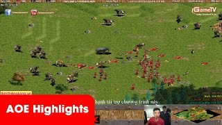 Aoe Highlights  Siêu nhân BiBi cầm Choson bật 4 cân bản đồ [upl. by Aihsele]