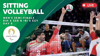 Sitting Volleyball  Mens Semifinals BIH X GER amp IRI X EGY  Day 8 [upl. by Assirolc413]