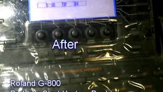 Roland G800 error start up amp Sound Distortion Wave Rom Problem [upl. by Perle]