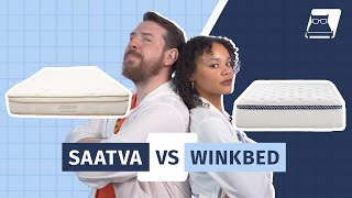 Saatva vs WinkBed Mattress  Which Bed Should You Choose [upl. by Dry637]