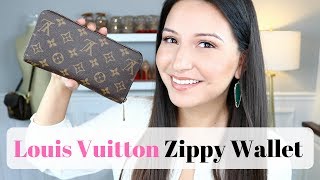 LOUIS VUITTON ZIPPY WALLET  Review Wear and Tear and WIMB  LuxMommy [upl. by Lello]